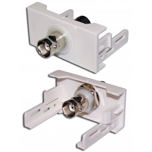 Вставка Mosaic 22.5x45 с BNC-адаптером BC-009, белая